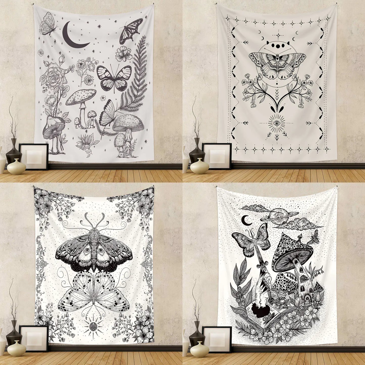 Bohemian Tapestry for Room Decor and Background