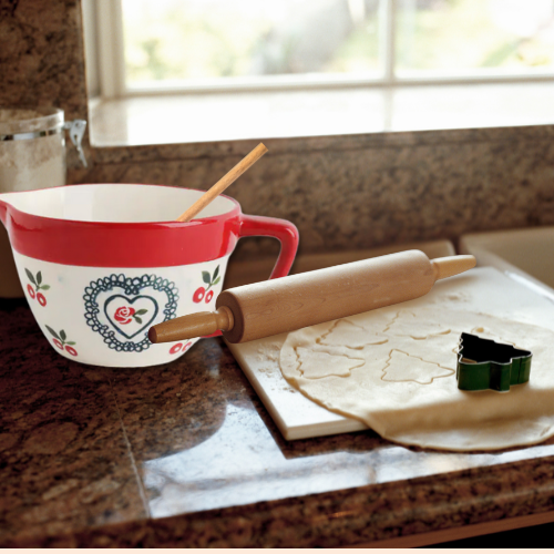 Durable porcelain mixing bowl – Living Abroad Creations