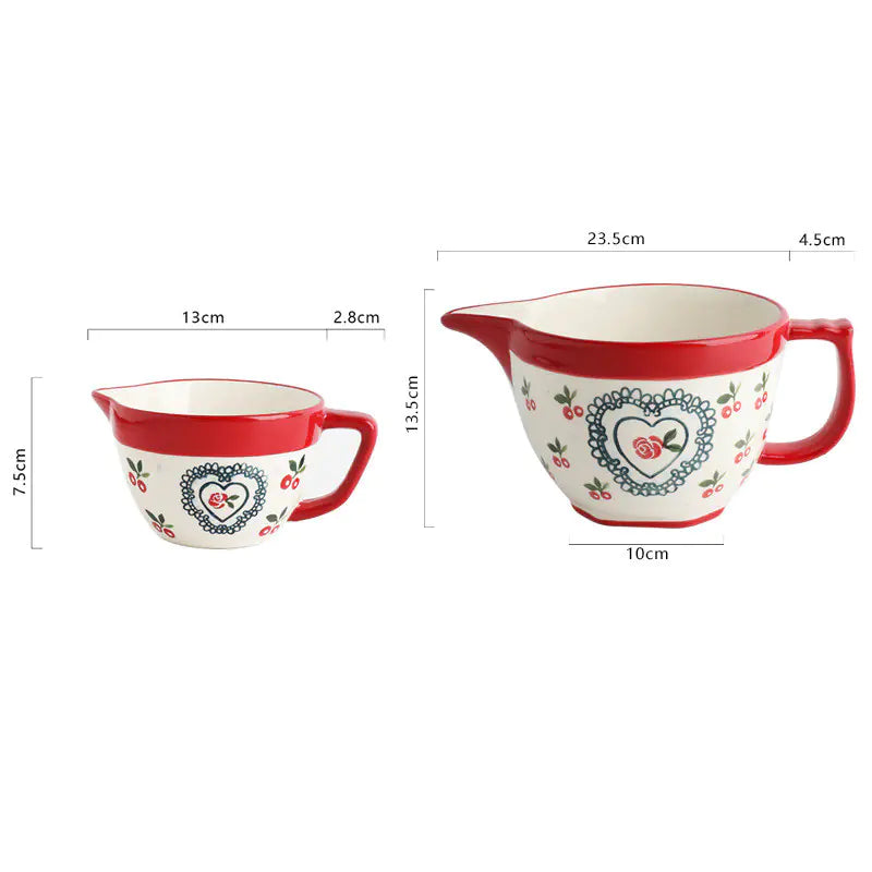 Elegant ceramic mixing bowl set – Living Abroad Creations