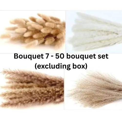 Natural Dried Pampas Grass Bouquet – Elegant Boho Home Décor