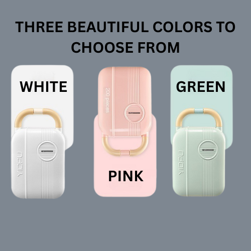 Living Abroad Creations multifunctional breakfast machine in White, pink and green