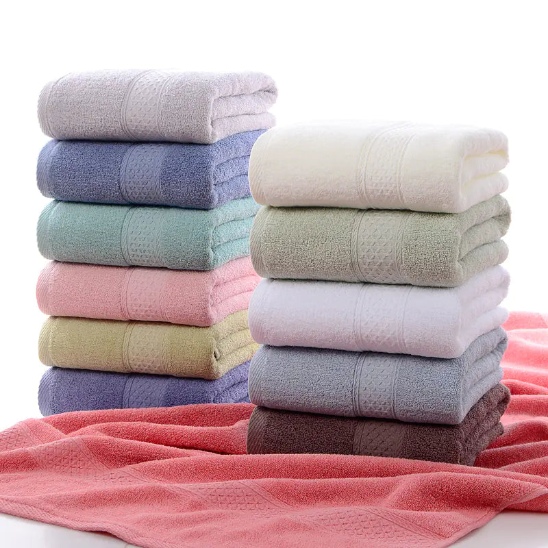 Close-up of Milan towel fabric texture – Living Abroad Creations