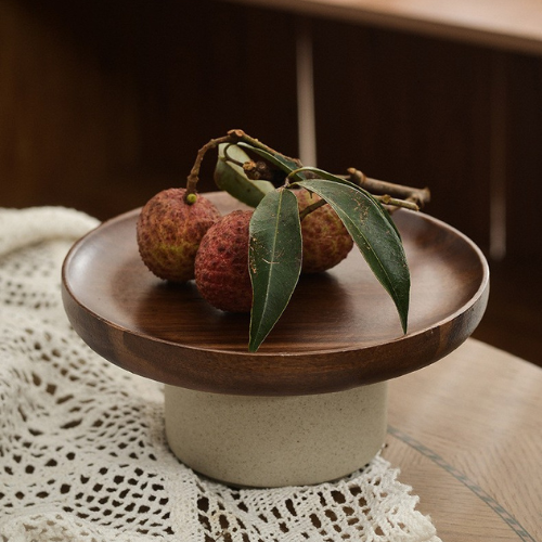Large rustic cake stand – Living Abroad Creations