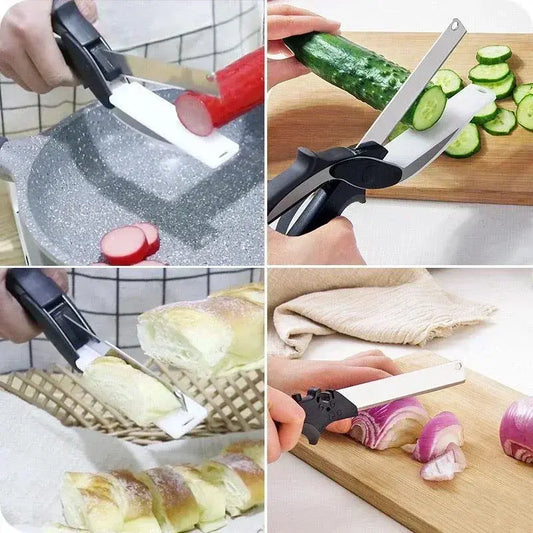 Living Abroad Creations 2-in-1 food chopper – space-saving tool for easy meal prep in small kitchens