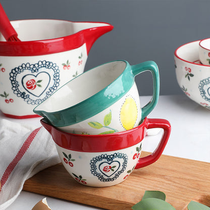 Living Abroad Creations ceramic kitchen prep bowl
