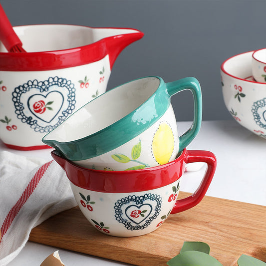 Living Abroad Creations ceramic kitchen prep bowl