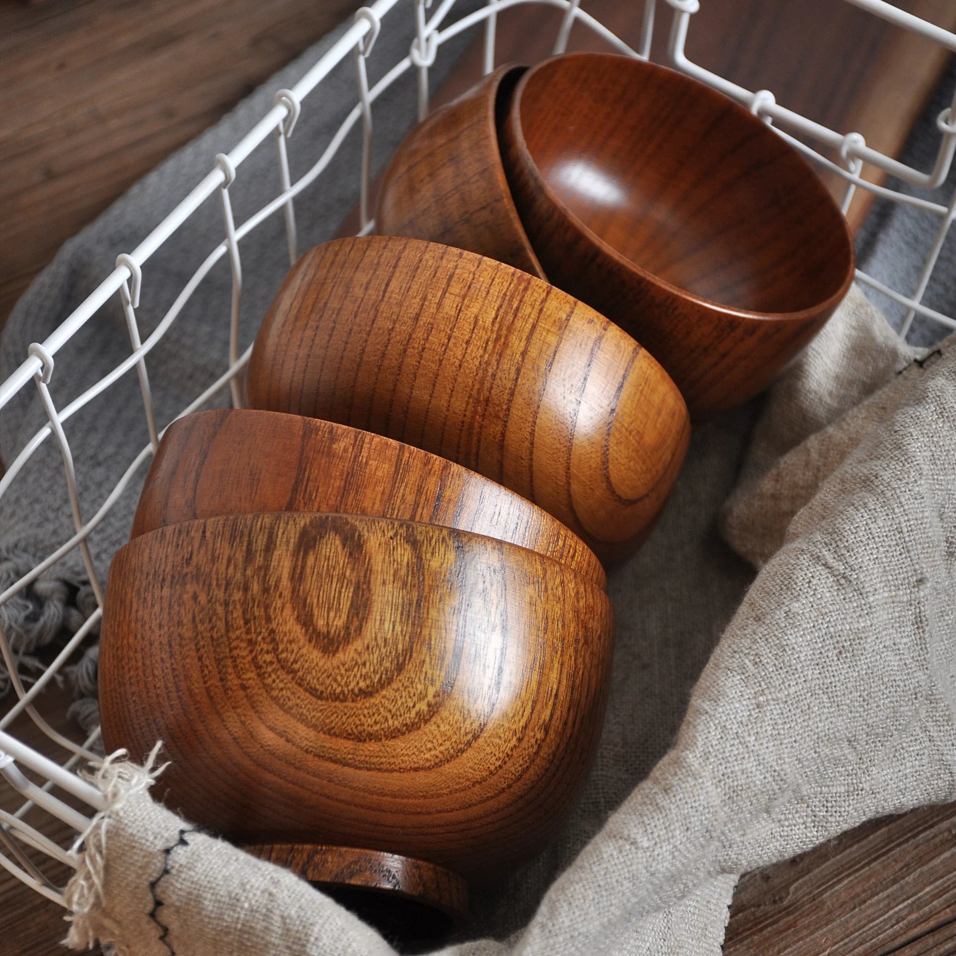 Living Abroad Creations lightweight wood soup bowl for daily use
