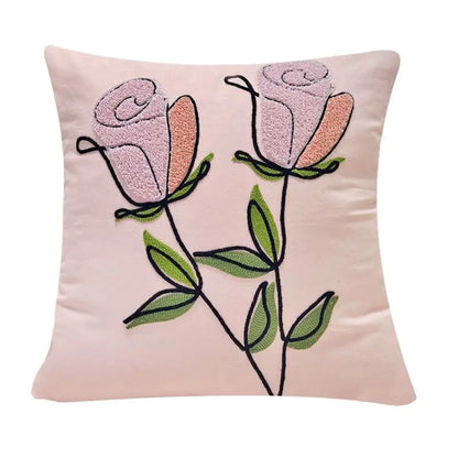 Living Abroad Creations roses embroidery design close-up