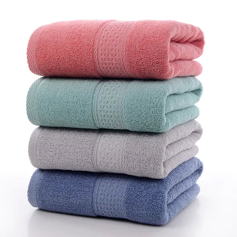 Milan bath towel combo in modern bathroom – Living Abroad Creations