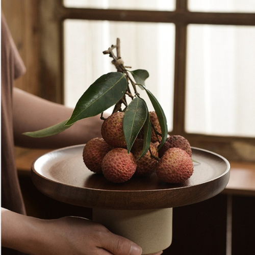Small Japanese wooden fruit plate – Living Abroad Creations